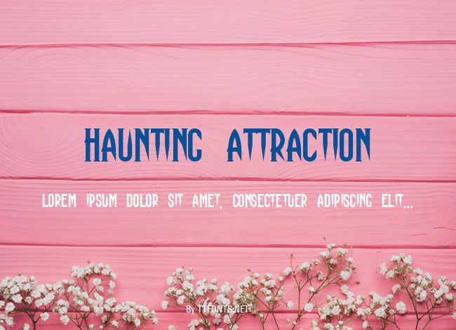 Haunting Attraction example